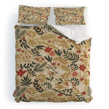 Marta Barragan Camarasa Happy holidays nature Duvet Cover + Pillow Sham(s) - Deny Designs