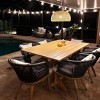 PURPLE LEAF Outdoor Dining Set Patio Aluminium Table and Rope Weave Chairs Included Cushions for Backyard Decor Kitchen - 2 of 4
