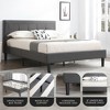 DeCoro Mornington Upholstered 2.0 Platform Full Size Frame and Headboard - 3 of 4