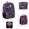 CLUB LIBBY LU Heart Love Backpack Set for Girls, 16 inch, 6 Pieces - Includes Foldable Lunch Bag, Water Bottle, Scrunchie, & Pencil Case - Black - 3 of 4
