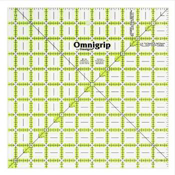 Omnigrid 7-1/2 X 7-1/2 Non-slip Square Quilting Ruler : Target