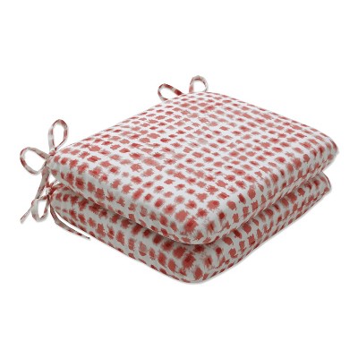 Alauda 2pc Outdoor/Indoor Rounded Chair Pads - Pillow Perfect