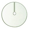 Kurt Adler 54" Ivory with Holly Leaves and Poinsettia Tree Skirt - 4 of 4