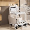 Topteng Patient Transfer Lift Chair, Removable Split Type Wheelchair - 3 of 4