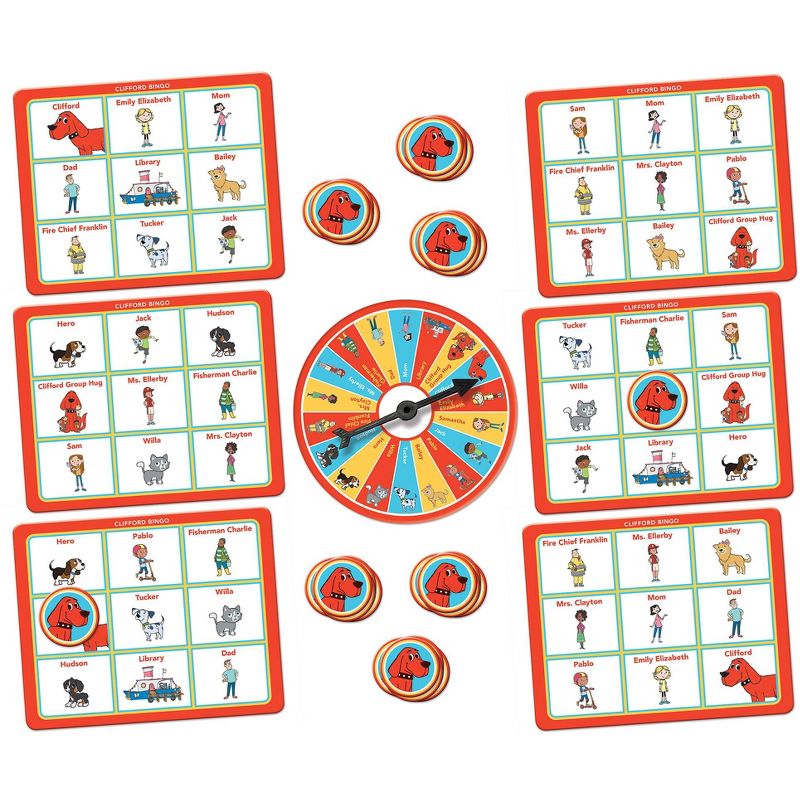 MasterPieces Kids Games - Clifford - Bingo Game, 3 of 6