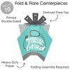 Big Dot of Happiness Medical School Grad - Table Decorations - Doctor Graduation Party Fold and Flare Centerpieces - 10 Count - 3 of 4
