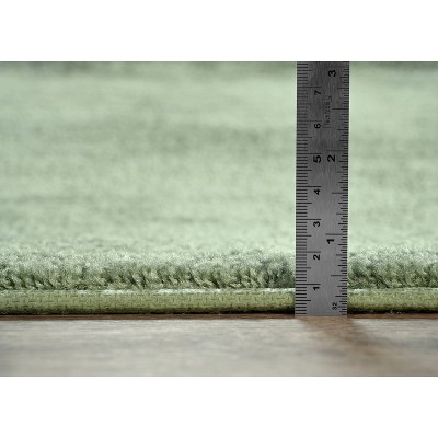 Deep Fern Traditional Nylon 2-Piece Bath Rug Set