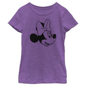 Girl's Disney Simple Minnie T-Shirt - 1 of 4