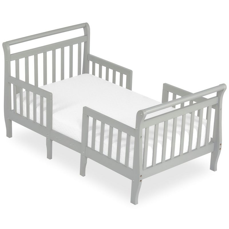 Dream On Me JPMA Certified Emma 3-in-1 Convertible Toddler Bed, Steel Grey, 3 of 18