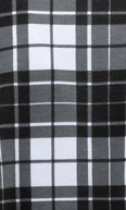 plaid black & white