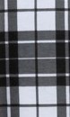 plaid black & white