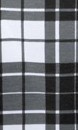 plaid black & white