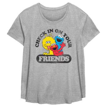 Women's Sesame Street Checking In on Friends T-Shirt