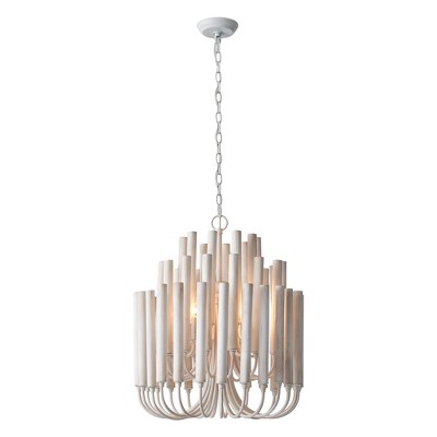 Parrot Uncle 20" 5-Light Off-White Chandelier Ceiling Light