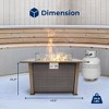 SereneLife Outdoor Propane Gas Fire Pit Table - SLNFLG44.5 - 2 of 4