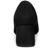 Allegra K Women's Pointy Toe Slip-on Low Chunky Heels Pumps - 4 of 4