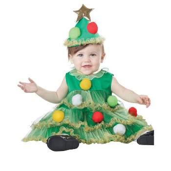 California Costumes Lil' Christmas Tree Infant Girls' Costume