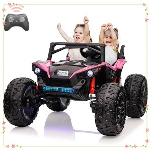 2 Seater Ride On Car Truck, 24V Ride On Toys for Big Kids w/Remote Control - 1 of 4