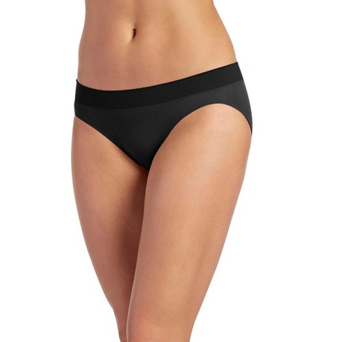 Jockey Women's Modern Micro Seamfree Bikini 4 Black : Target