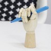 Juvale Wooden Hand Model, 7" Art Mannequin Figure with Posable Fingers for Drawing, Art Supplies - 3 of 4