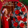 COZONY 24PCS Velvet Poinsettia Flowers with Glitter, 6.3 Inch Artificial Christmas Flowers for Wreaths Crafts Centerpieces Holiday Decor - 4 of 4