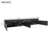 Lyngins LED TV Stand with Glass Shelves,Media Console for TVs Up to 105",Entertainment Center with APP Control Light and Storage for Living Room - 2 of 4