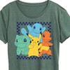 Women's - Pokémon - Group Checker Frame Short Sleeve Graphic T-Shirt - 2 of 4