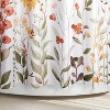 Wild Garden Shower Curtain - Allure Home Creations: Botanical Polyester Fabric, Machine Washable, Buttonhole Top - 4 of 4