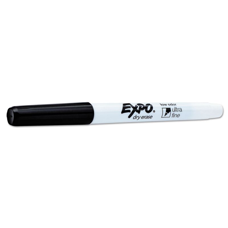 EXPO Low Odor Dry Erase Markers Ultra Fine Tip - Office Pack Black 36/Pack 2003894, 5 of 9