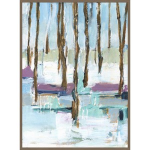 Amanti Art 28"x38" Pastel Forest II by Ethan Harper Framed Canvas Wall Art Print - 1 of 4