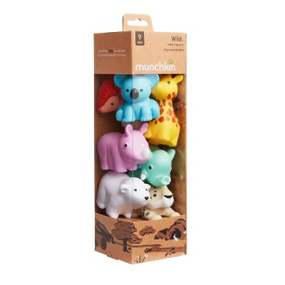 Munchkin Wild Animal Bath Toy Squirts - 8pk