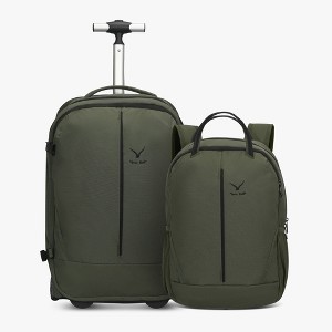 Hynes Eagle – Water-Resistant Modular 2-in-1 Set – Rolling Backpack & Daypack – Convertible Carry-On Travel Luggage - 1 of 4