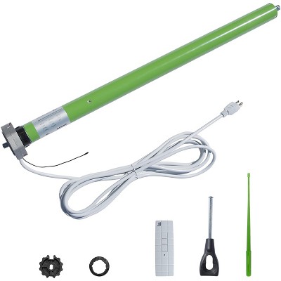 Gray Motorized Retractable Patio Awning with White Frame, 13' x 10'