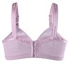 Allegra K Women's Comfortable Soft Stretchy Full Coverage Non-Wired Bra 3 Pcs - 3 of 4