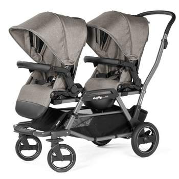 Peg Perego Duette Piroet Double Tandem Stroller - City Gray