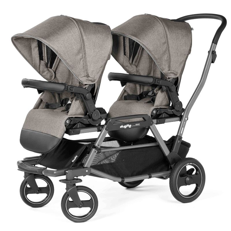 Peg Perego Duette Piroet Double Tandem Stroller - City Gray, 1 of 8
