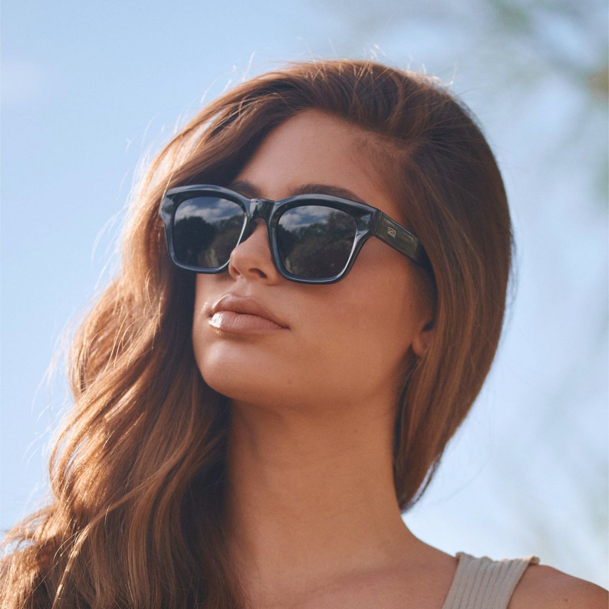 WMP Eyewear Oversized Thick Square Polarized Sunglasses - thumbnail 3