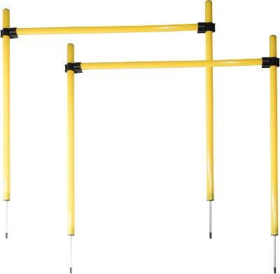 Pet Life Jumping Hurdle Collapsible Agility Dog Trainer Kit Yellow : Target