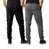 Galaxy By Harvic Men's Slim Fit Cotton Stretch Twill Cargo Joggers-2 Pack - 2 of 4