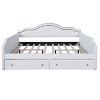 Whisen Full Upholstered Daybed with LED & 2 Drawers - 4 of 4