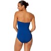 Women's Live In Color Twist Front Shirred One Piece Swimsuit - 3 of 4