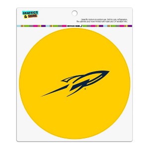University of Toledo Secondary Automotive Car Refrigerator Locker Vinyl Circle Magnet - 1 of 4