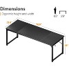 Itopfox Standing Desk with Drawers, Electric Adjustable Height Workstation with Storage Shelf and Splice Board, Rustic Brown - 3 of 4