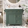 VYNXARIA 30'' Bathroom Vanity with Top Sink - Modern Storage Cabinet with 2 Drawers - 4 of 4