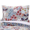 Barefoot Bungalow Perry Floral Print Reversible Perfect Pillow Sham - Multicolor - 2 of 3