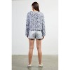 Women's Feathered Sequin Cardigan - SKIES ARE BLUE - 4 of 4