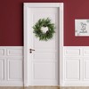 Northlight Frosted Mixed Pine and Cedar Artificial Christmas Wreath - 28" - Unlit - image 3 of 4