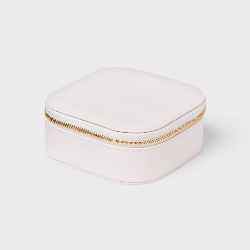 Blush Small Plastic Storage Bin