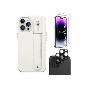 SaharaCase iPhone 14 Pro Max 6.7" Bundle FingerGrip Series Case with Tempered Glass Screen and - 1 of 4