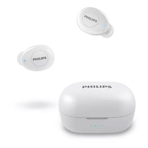 Philips True Wireless Earbuds T25 Bluetooth 5 1 Voice Assistant Ipx4 Splash Resistant With Microphone Up To 12 Hours 4 8 Of Playtime White Tat25wt Target